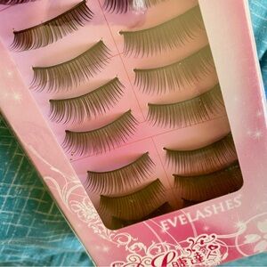 10 Pairs Women’s False Eyelashes - OS, Black